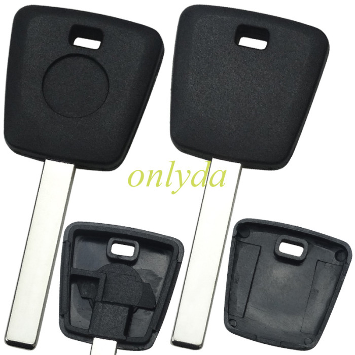 For chevrolet transponder key blank with round badge place