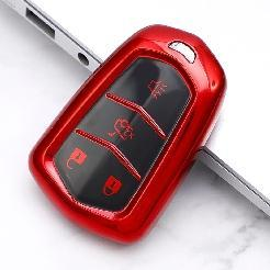 For Cadillac CT6,XT4，XT5,XT6 4 button TPU protective key case , please choose the color