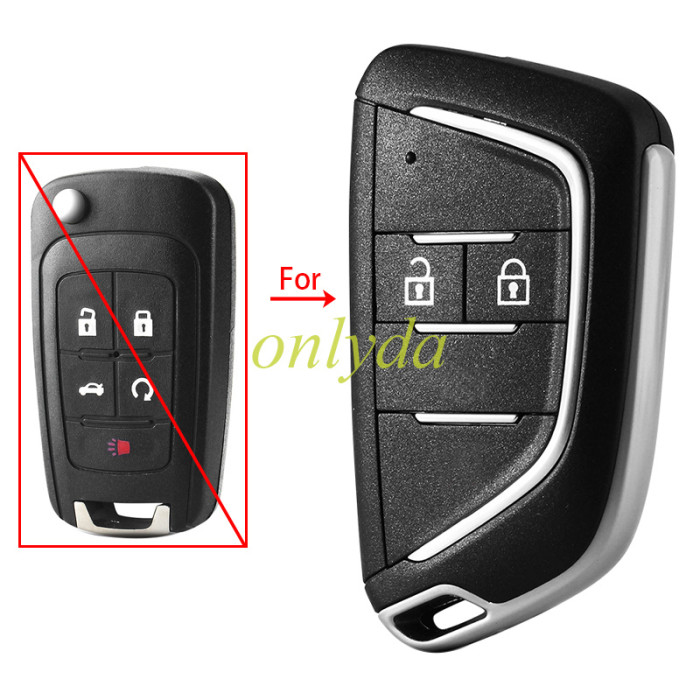 For Opel modified 2/3/3+1/4+1/remote key blank with round badge place,(pls choose button )