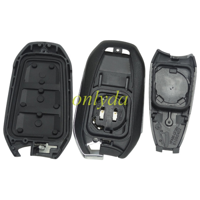 For Citroen remote key shell with DS badge, blade HU83. Pls choose the button type