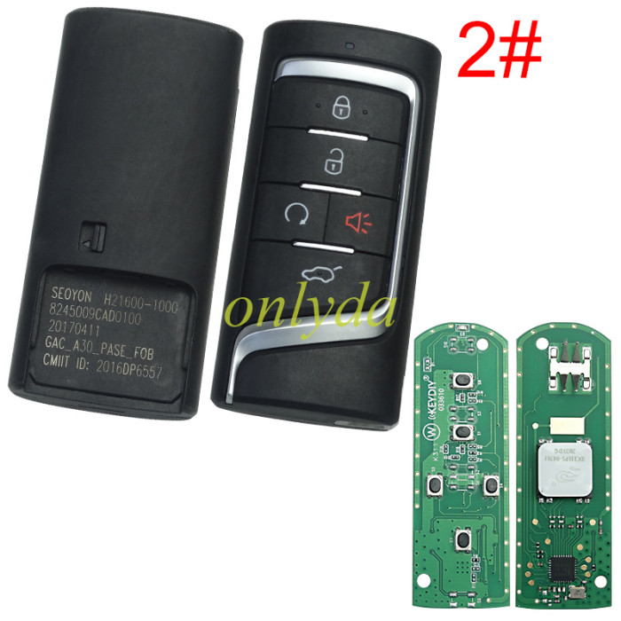 Copy KEYDIY Remote key 3button ZB44-3 smart key for KDX2 and KD MAX