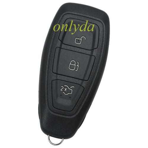 free shipping and no tax from czech to europe 10pcs/lot for Ford Focus 3 button remote key shell with T type blade