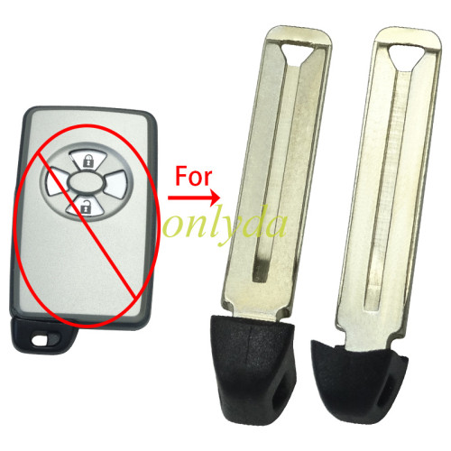 For Toyota key blade,both side with groove