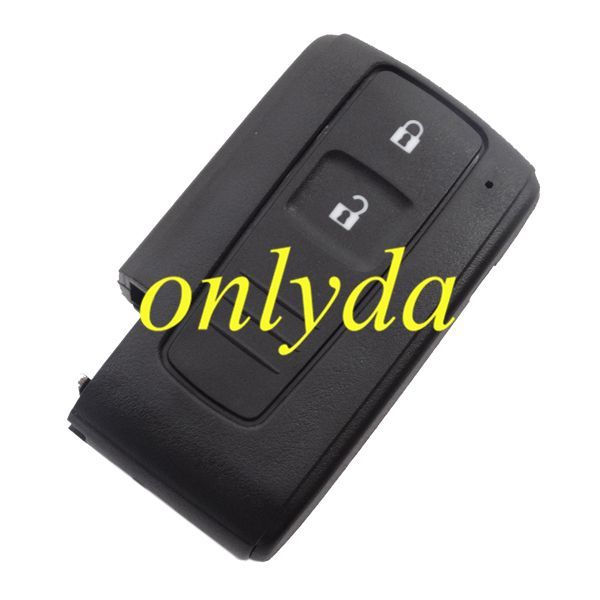 free shipping and no tax from czech to europe 10pcs/lot for Toyota Daihatsu 2 button remote key blank with blade