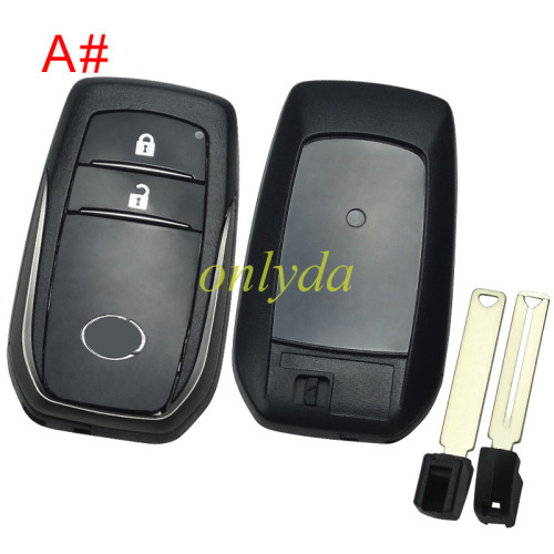 For Lexus remote key shell with badge , pls choose button