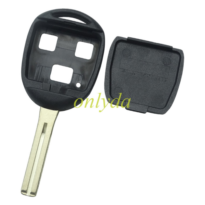 Super Stronger GTL shell Lexus upgrade 3 button key shell with badge,pls choose blade model