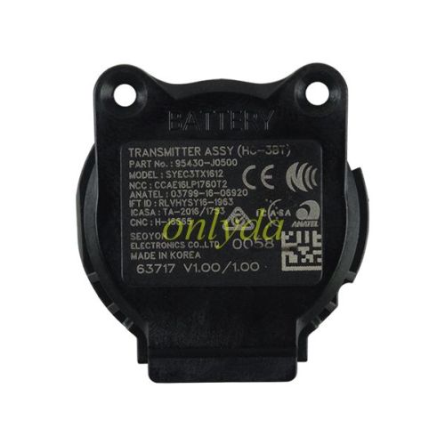 Free shipping For OEM Hyundai 3 button remote key with 434mhz