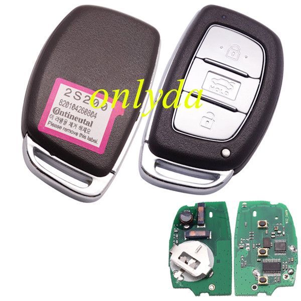 Free shipping New hyun ELANTRA keyless remote key with 434mhz with PCF7952