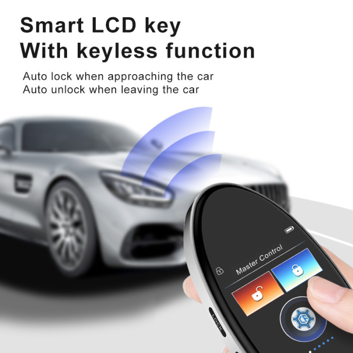 Free shipping CF818 Universal Smart Car Key LCD Screen Upgrade Version Modified For all model, multi-language