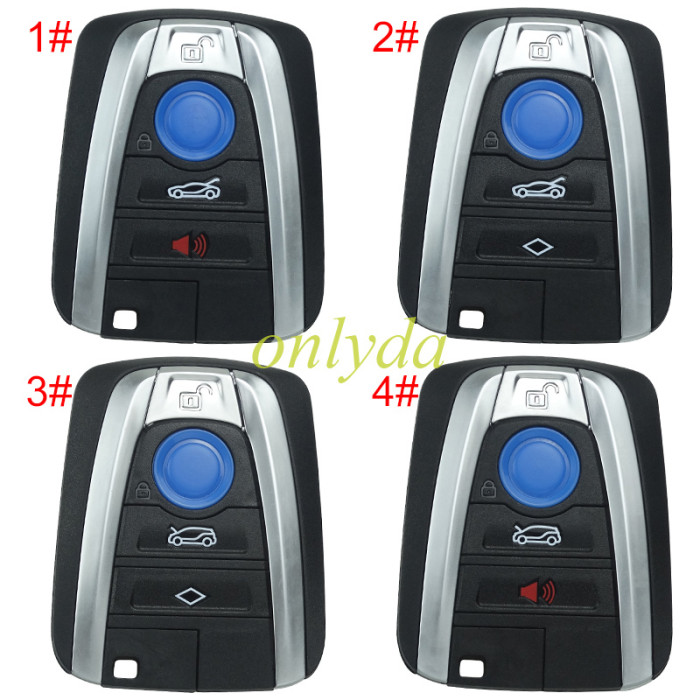 Free shipping 5pcs/lot For BMW  remote key blank (please choose button  )