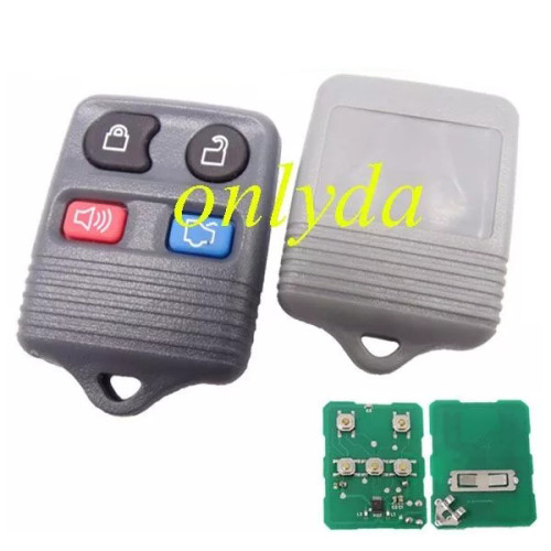 Free shipping 5pcs/lot For  Ford 4button Remote control old style before 2008 year （Gray）