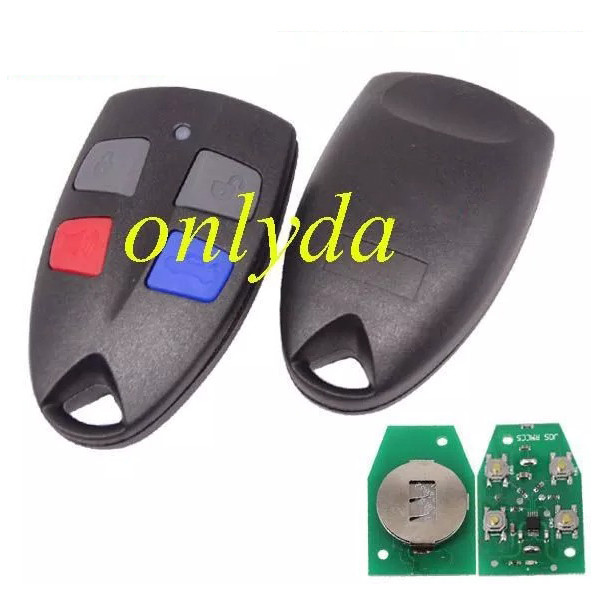 Free shipping 5pcs/lot For ford 4 button remote with 304MHZ