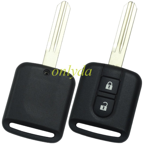 Free shipping 10pcs/lot 2 button remote key blank the plastic part is  square  without bagde place