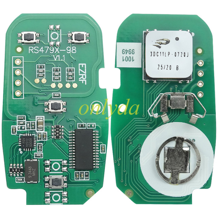 Free shipping For Buick Keyless Smart 3+1 button remote key with 7952E HITAG2 46chip- 314.9mhz ASK model FCC ID: HYQ4AA FOR Buick Encore 2017-2020 PN: 13506665