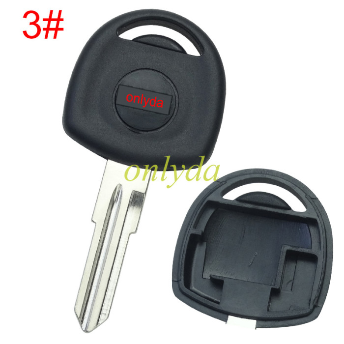 Free shipping 10pcs/lot For Chevrolet transponder key shell with badge, pls choose the blade
