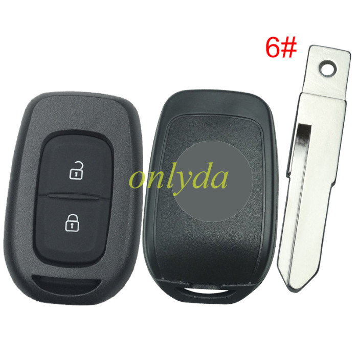 Free shipping 10pcs/lot For 2 button remote key blank with LO, please choose the blade