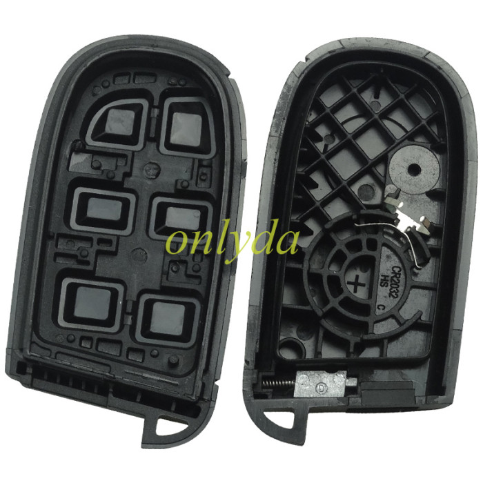 Free shipping 10pcs/lot For Chrysler  remote key shell with blade SIP22, with badge , pls choose button