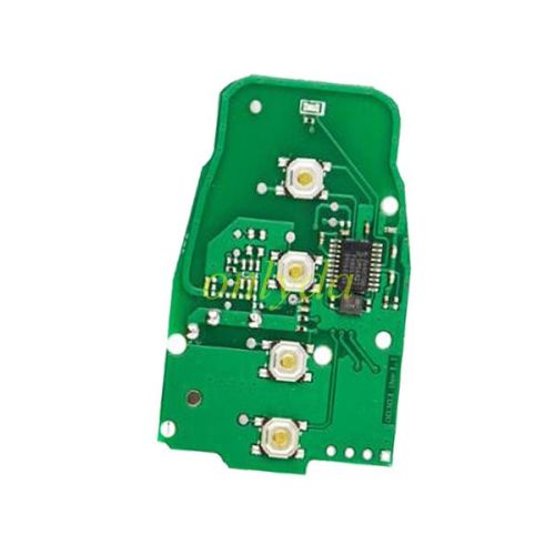 Free shipping itopkey Audi 3+1 button keyless remote key