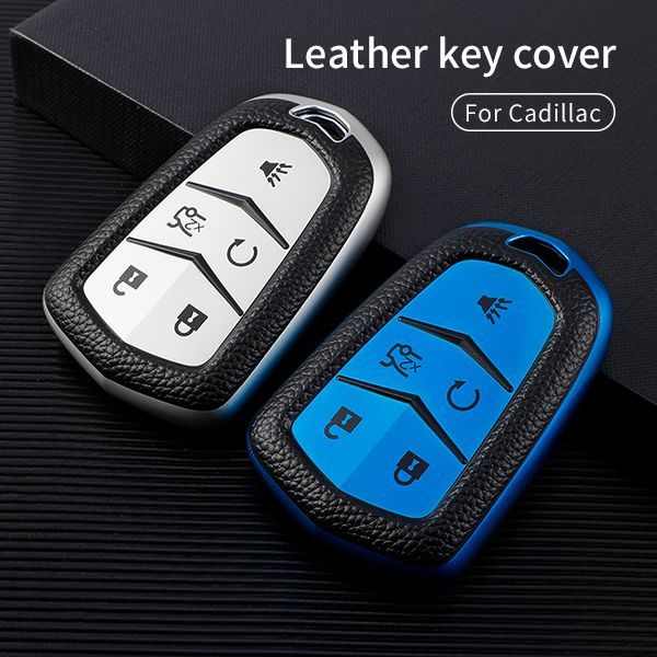 For Cadillac 4 button TPU protective key case , please choose the color