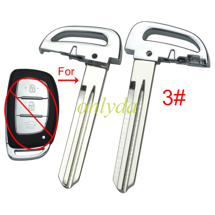 Free shipping 10pcs/lot For Hyundai key blade, pls choose blade