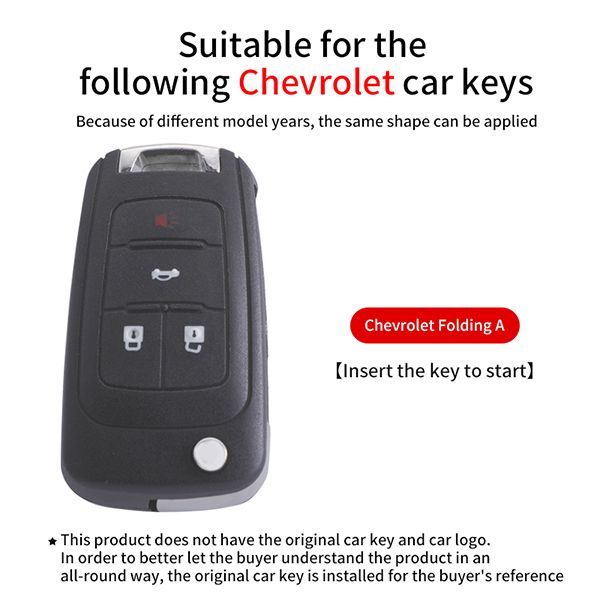 For Chevrolet 4 button  TPU protective key case, please choose  the color