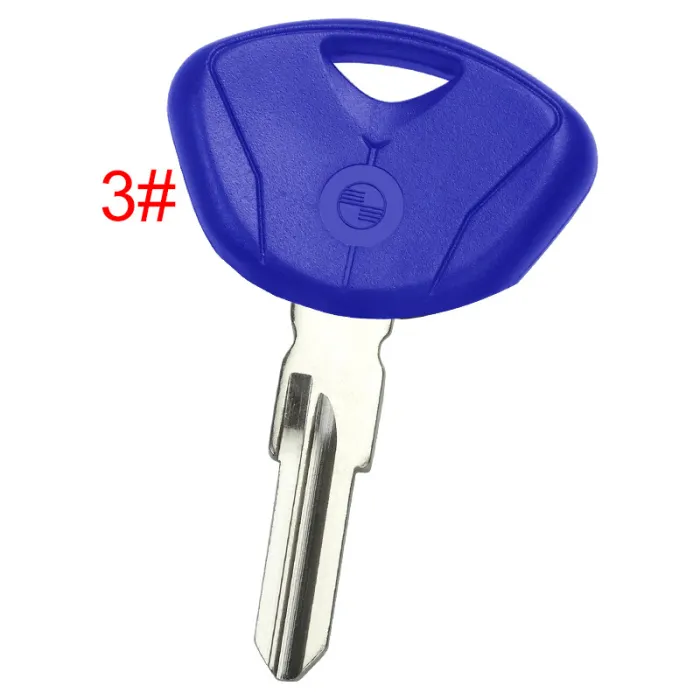 For BMW  Motrocycle key blank with badge with right blade  ，pls choose blade