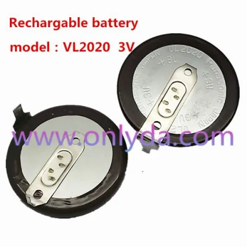 rechargable battery VL2020 Model, 3V.