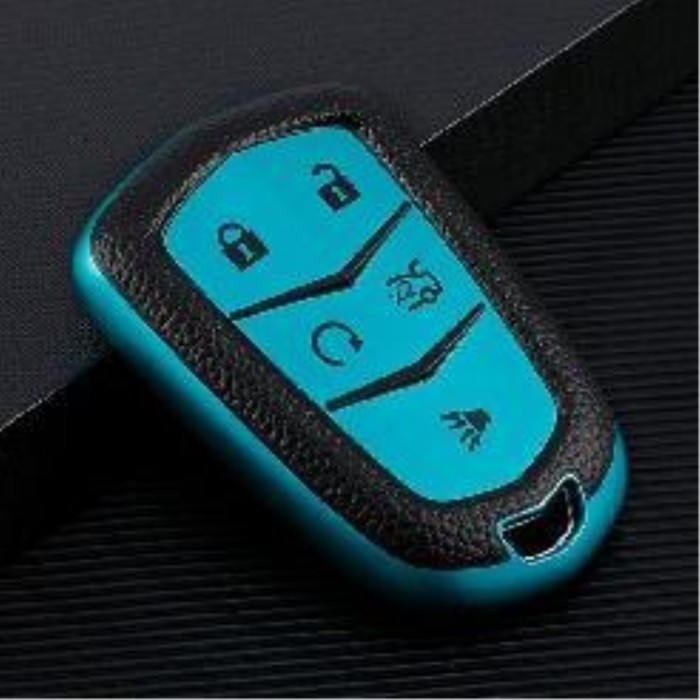 For Cadillac 4 button TPU protective key case , please choose the color