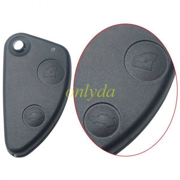 Free shipping 5pcs/lot For Alfa 2 button remote shell