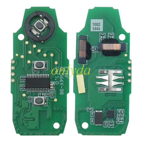 Free shipping For Ford Focus 2 button  keyless remote key  with 434mhz without chip fcc ID :KR55WK48801