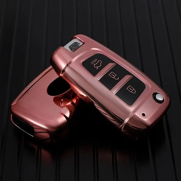 For 2020 Hyundai Elantra 3 button  TPU protective key case,please choose the color
