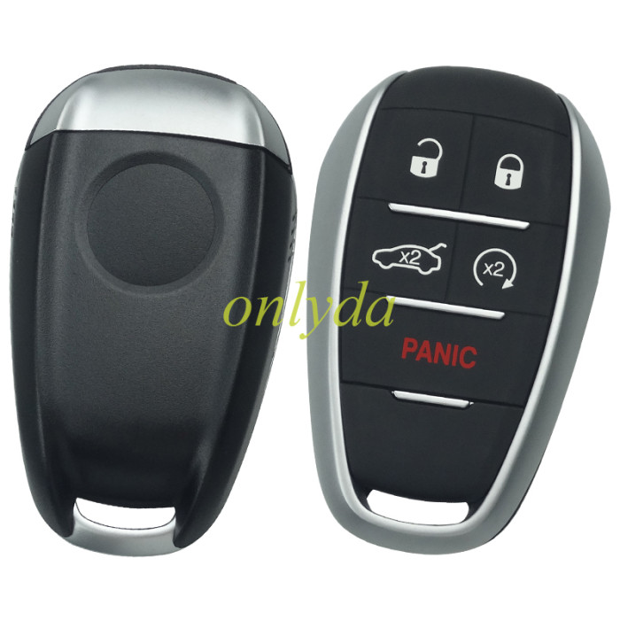 Free shipping For OEM   ALFA ROMEO GIULIA keyless 4+1 button  remote PCB +aftermarket shell （no logo） 434mhz