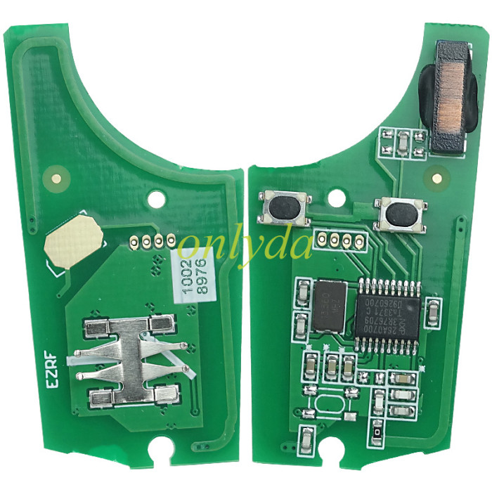 Free shipping For Opel  Corsa D 2B flip remote 7941 chip -434mhz Delphi 24JL06 28078933A ZY 15118064L