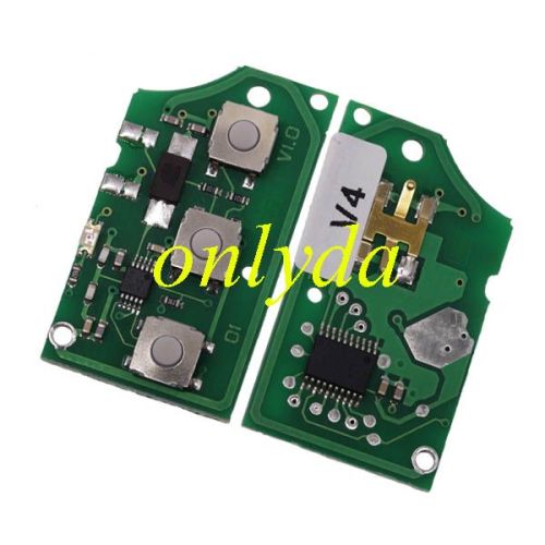 Free shipping 5pcs/lot For VW 3 Button remote control 1J0 959 753 N