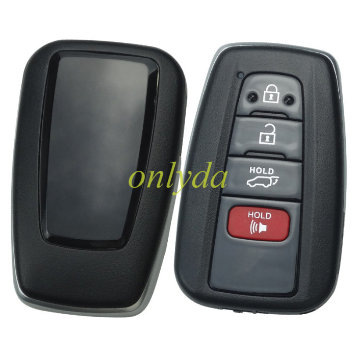 Free shipping For Toyota 3+1 button remote key with blade    FCC ID : HYQ14FBC 0351 BOARD RAV4 314.36Mhz-312.1Mhz