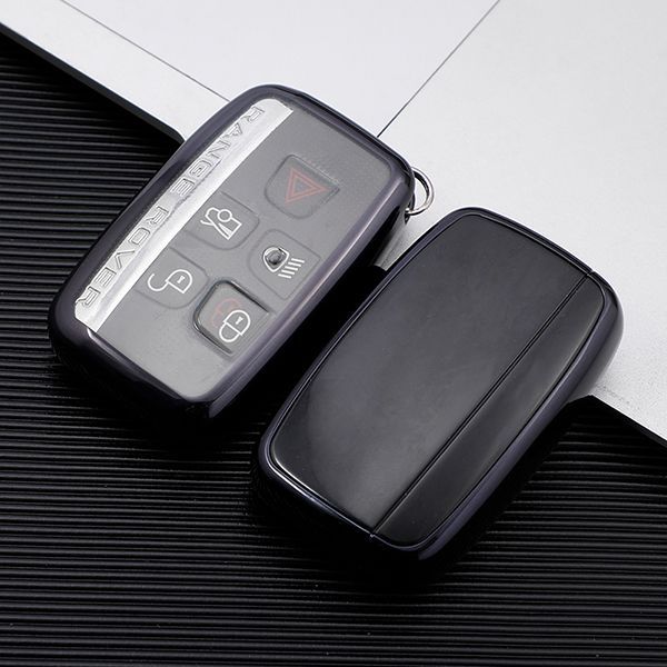 For Landrover Jaguar TPU protective key case  black or red color, please choose
