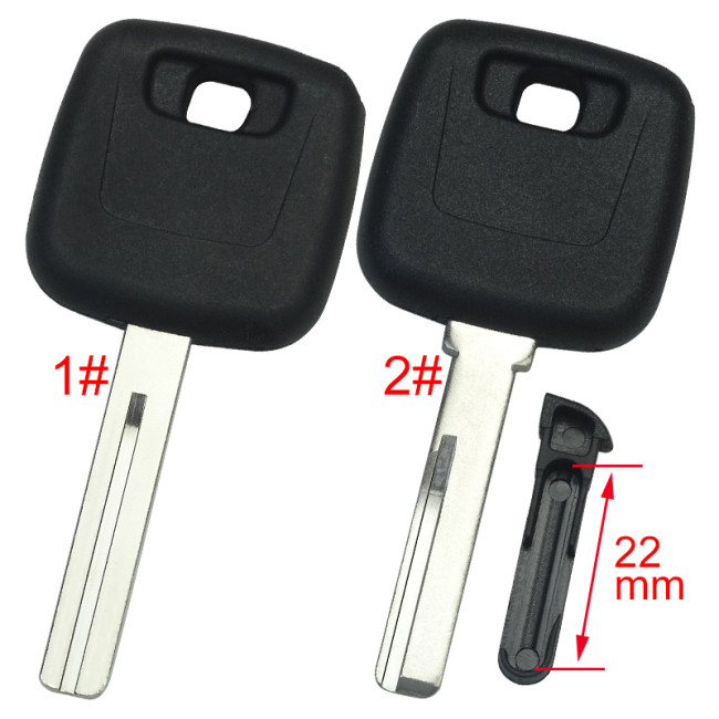 Free shipping 10pcs/lot Super Stronger GTL shell  volvo  transponder key blank (can put TPX long chip）without badge