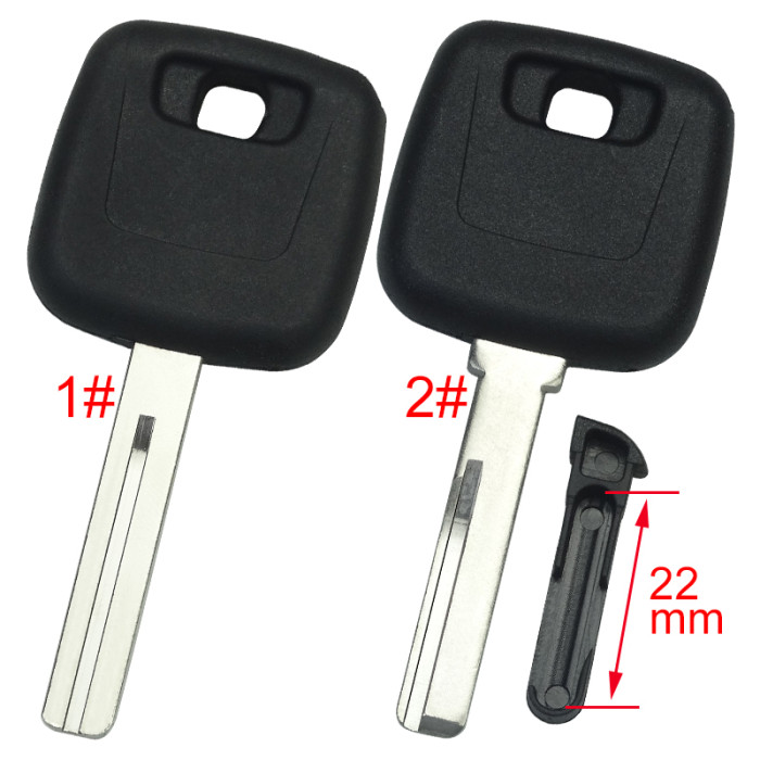 Free shipping 10pcs/lot Super Stronger GTL shell  volvo  transponder key blank (can put TPX long chip）without badge