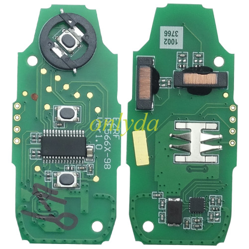 Free shipping For  Ford 2 button  keyless remote key  with PCF7953P/Hitag pro/ ID49 chip 434mhz  d Kuga 2015-2017 d C-max （2015-present）
