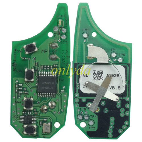 For OEM   remote key 95430-D9200  3BUTTON  with 434mhz with 4d60 chip,please choose the key shell
