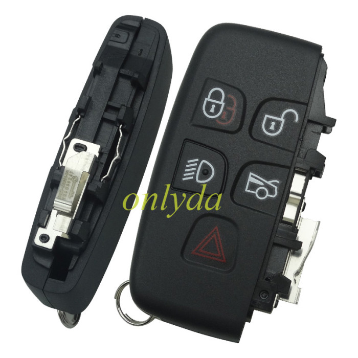 Free shipping 5pcs/lot For Jaguar 5 button remote key blank ，Border without words with jaguar on the back