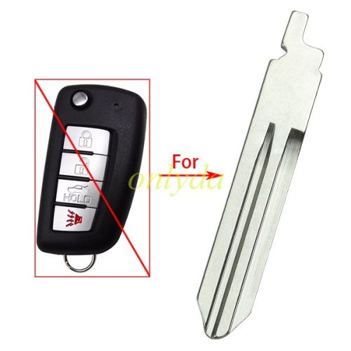 Free shipping 10pcs/lot For Nissan  flip remote key blade