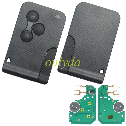 Free shipping For Renault Megane II 3 button remote key with 7947 chip Buckled  model  pls choose color for button.