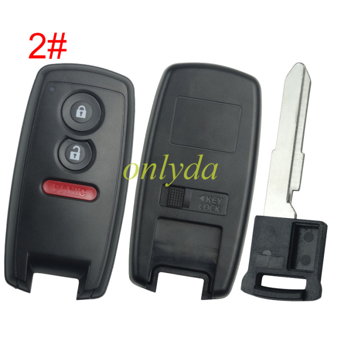 Free shipping 5pcs/lot For  Suzuki  remote key blank without badge , pls choose button model