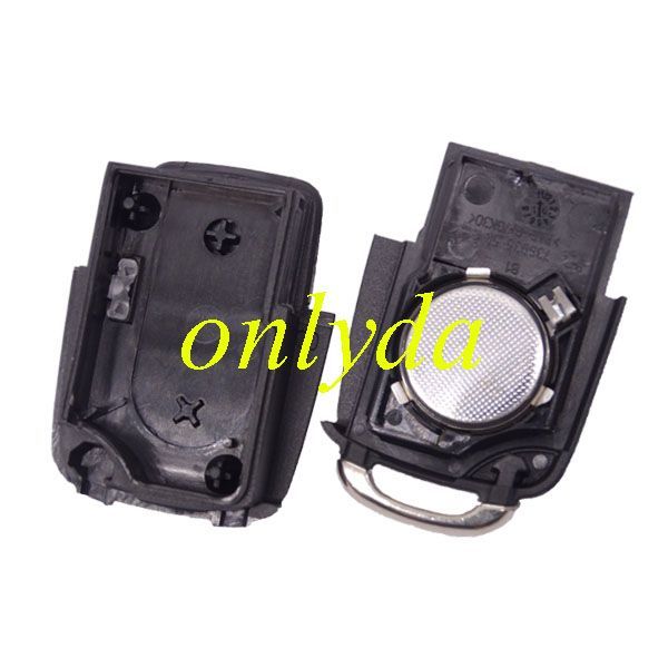 Free shipping 5pcs/lot For VW 2 Button remote key 1J0 959 753 CT