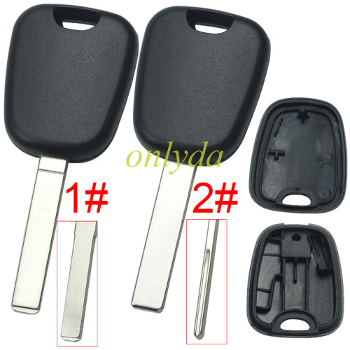 Free shipping 10pcs/lot For Citroen transponder key shell without badge, blade HU83/VA2, pls choose the blade