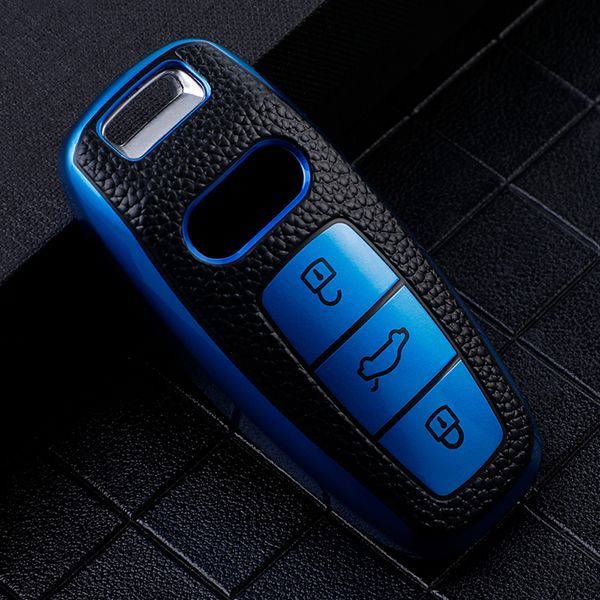 For Audi A6L,A6,A7 3button TPU protective key case,please choose the color