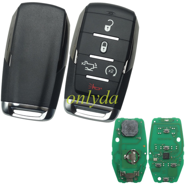 Free shipping For  Dodge remote key with 433.92mhz with PCF7939M/HITAG AES/4A chip ,can choose the key shell