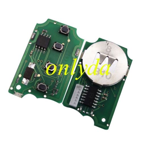 For Honda style 3+1 button remote key B10-3+1 for KD300 and KD900 to produce any model  remote