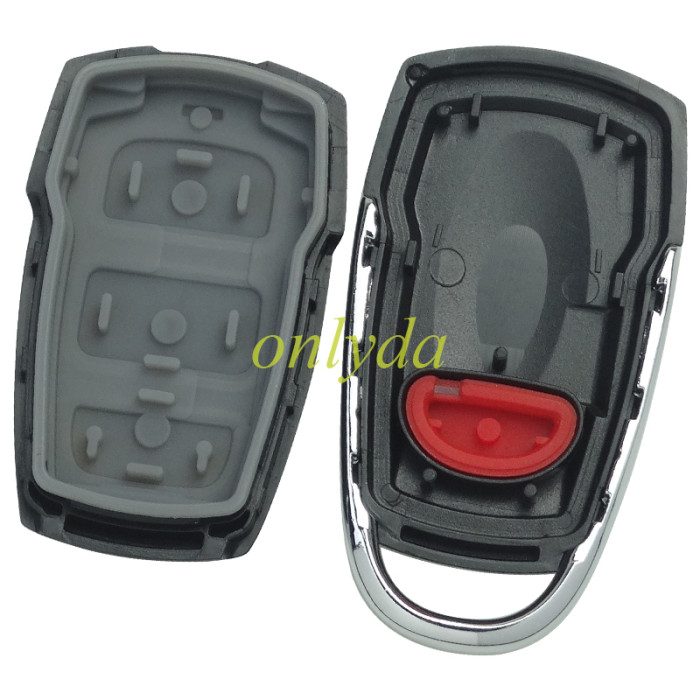 Free shipping 10pcs/lot For Hyundai 3/3+1 button remote key shell , pls choose button